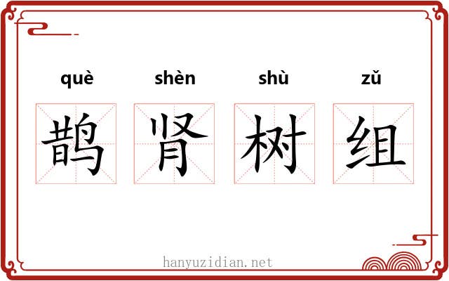 鹊肾树组 鹊肾树组
