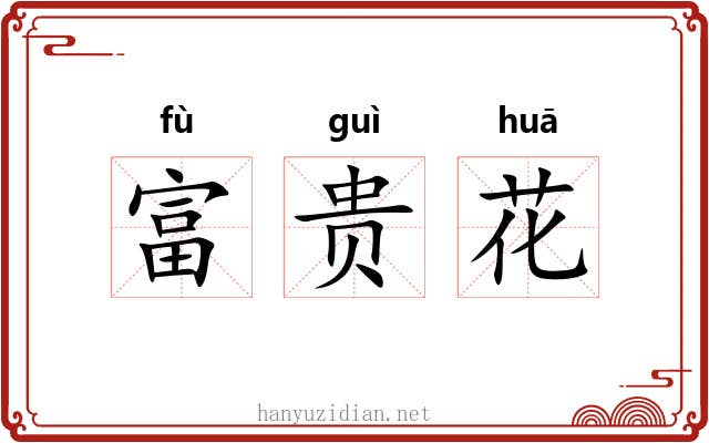 富贵花 富贵花