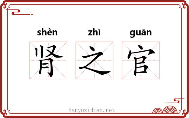 肾之官 肾之官
