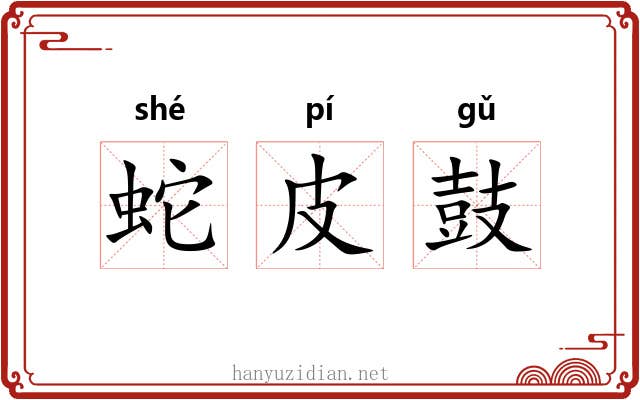 蛇皮鼓 蛇皮鼓