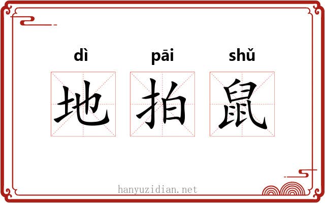 地拍鼠 地拍鼠