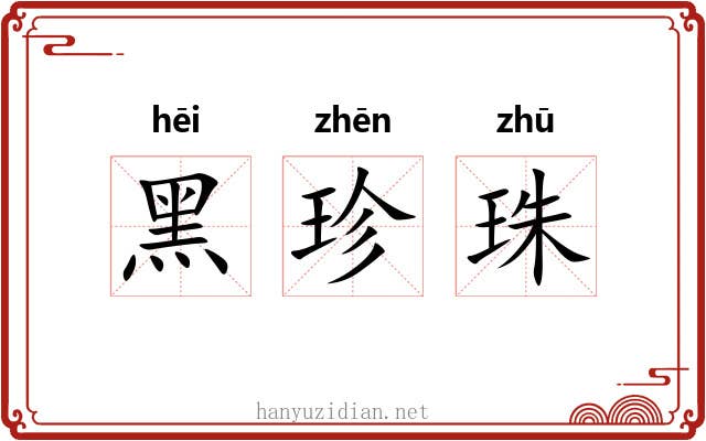 黑珍珠 黑珍珠