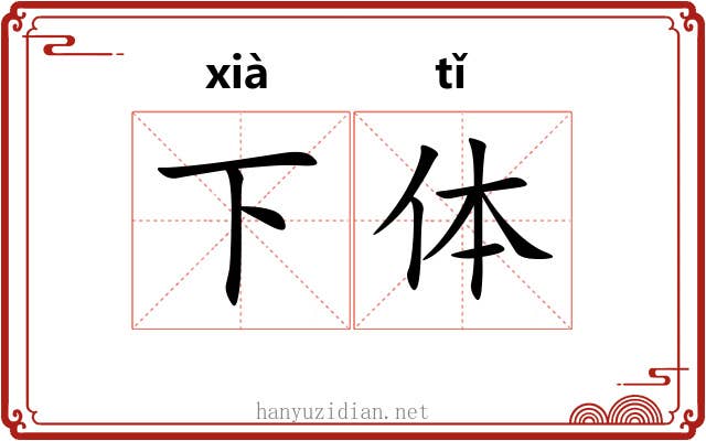 下体 下体