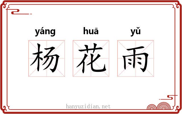 杨花雨 杨花雨