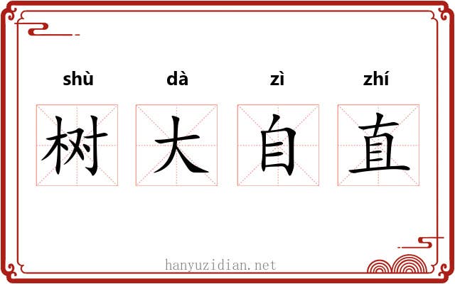 树大自直 树大自直
