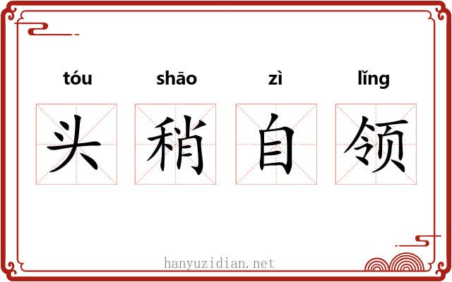 头稍自领 头稍自领