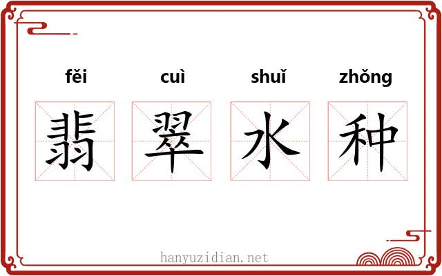 翡翠水种 翡翠水种