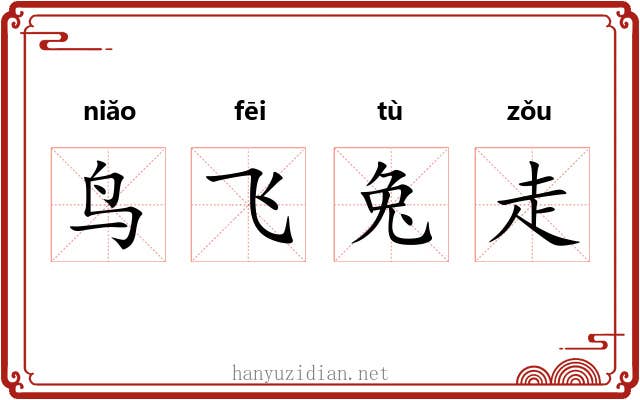 鸟飞兔走