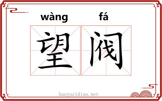 望阀 望阀