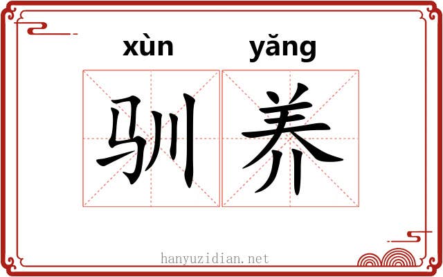 驯养