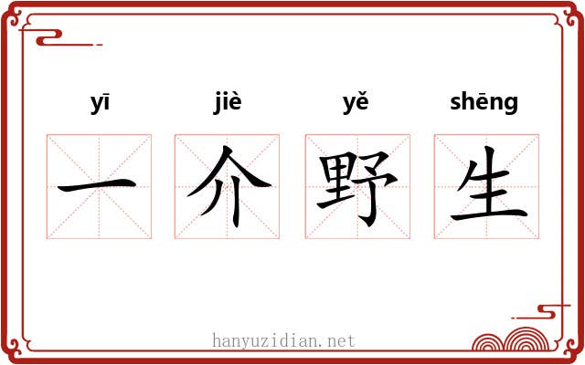 一介野生