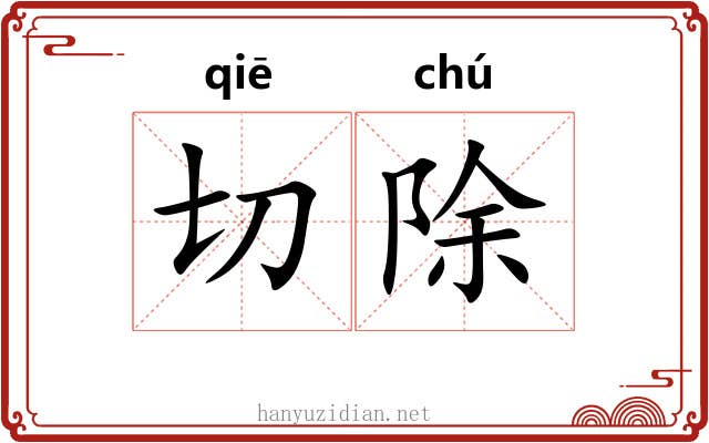 切除 切除