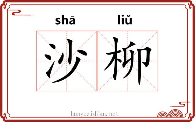 沙柳 沙柳