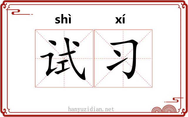 试习