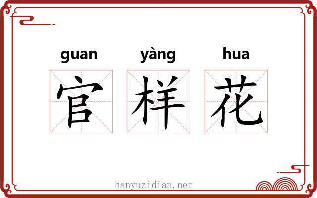 官样花 官样花