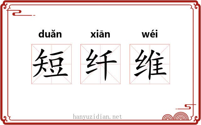短纤维 短纤维