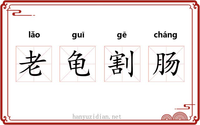 老龟割肠 老龟割肠