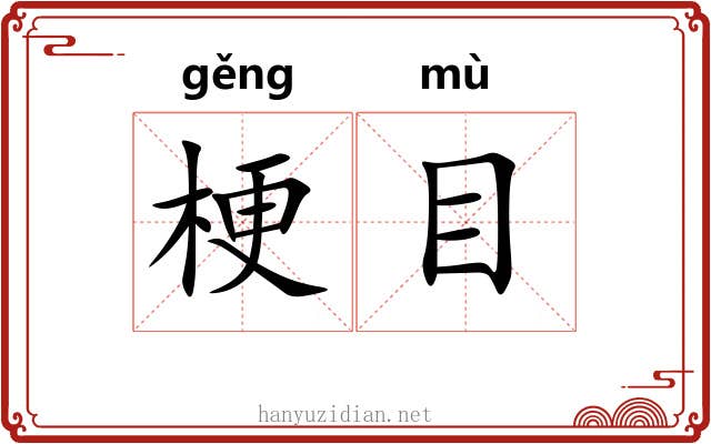 梗目 梗目
