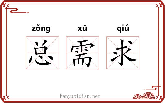 总需求 总需求
