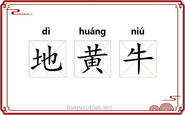地黄牛