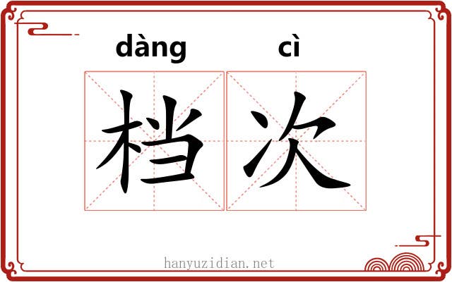 档次
