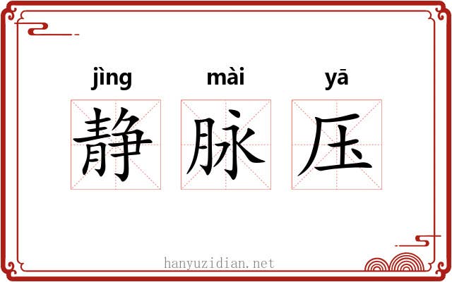 静脉压 静脉压