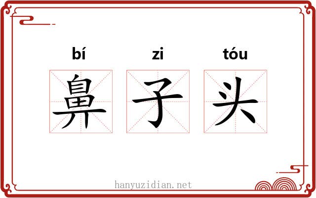 鼻子头 鼻子头