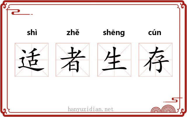 适者生存 适者生存