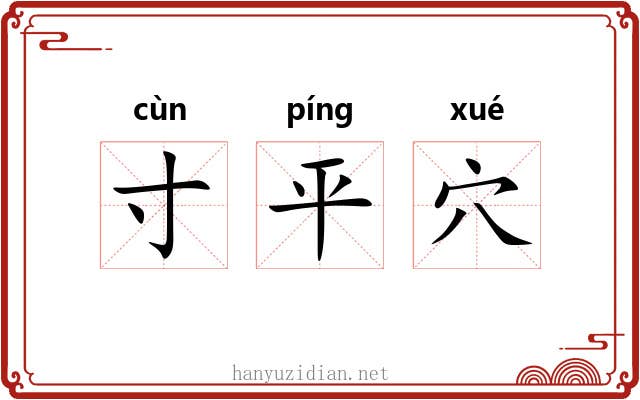 寸平穴 寸平穴