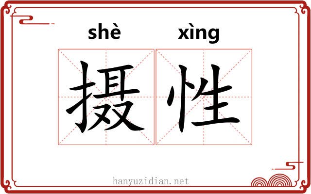 摄性 摄性