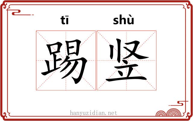 踢竖