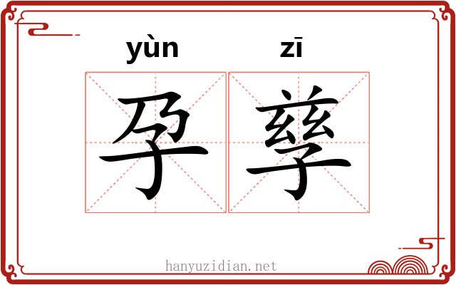 孕孳
