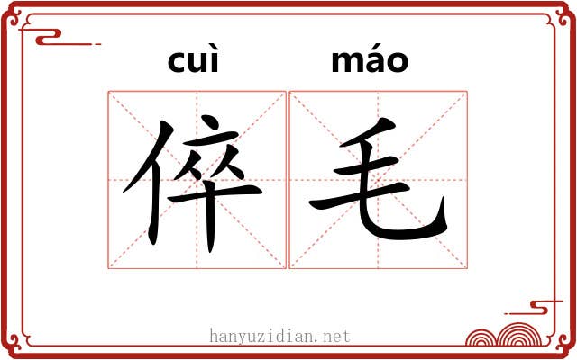 倅毛