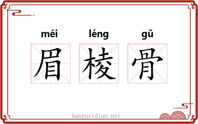 眉棱骨