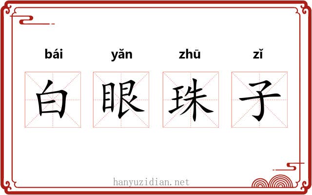 白眼珠子 白眼珠子