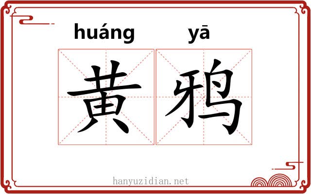 黄鸦