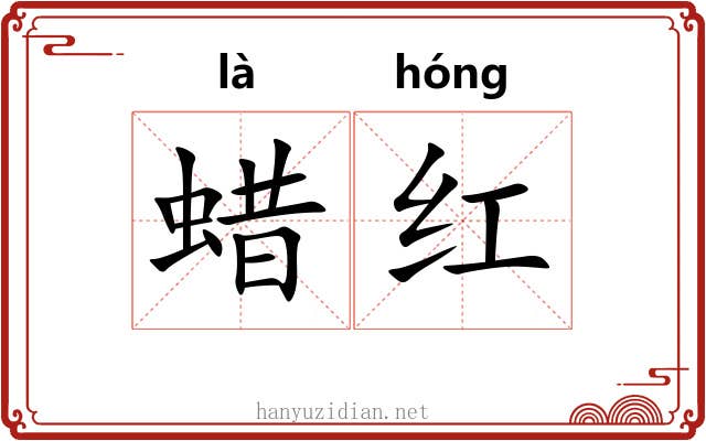 蜡红 蜡红