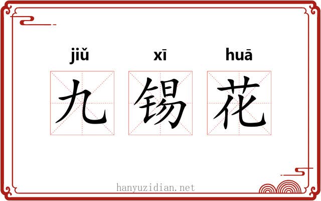 九锡花