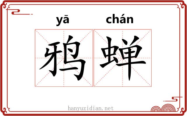 鸦蝉