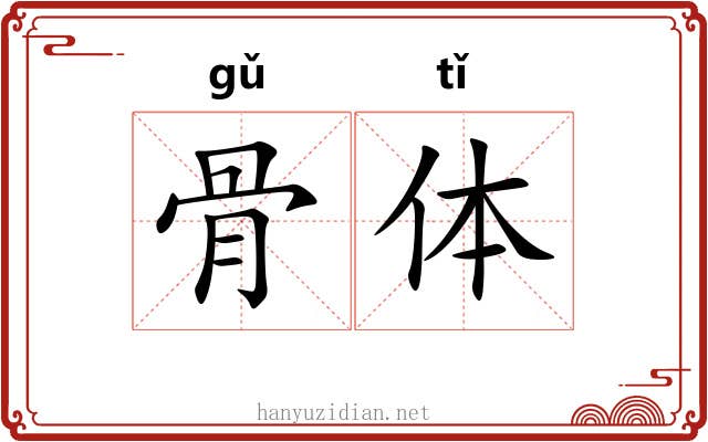 骨体 骨体