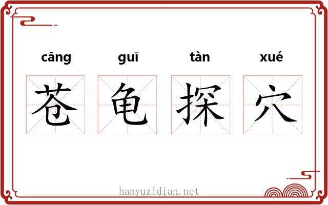 苍龟探穴 苍龟探穴