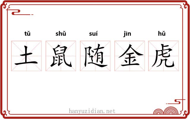 土鼠随金虎 土鼠随金虎