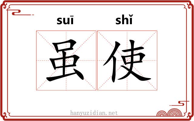 虽使