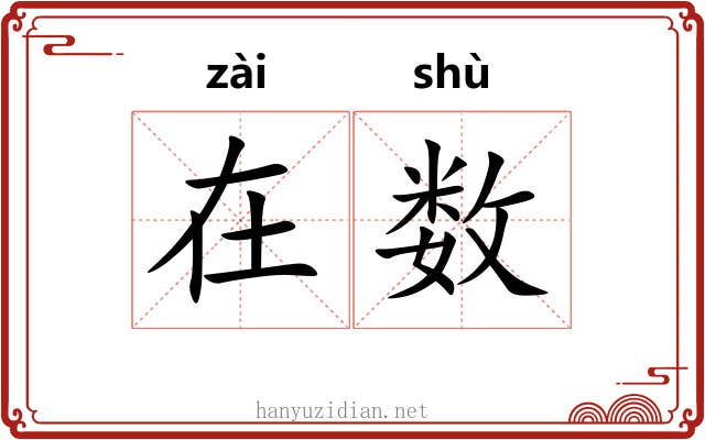 在数 在数