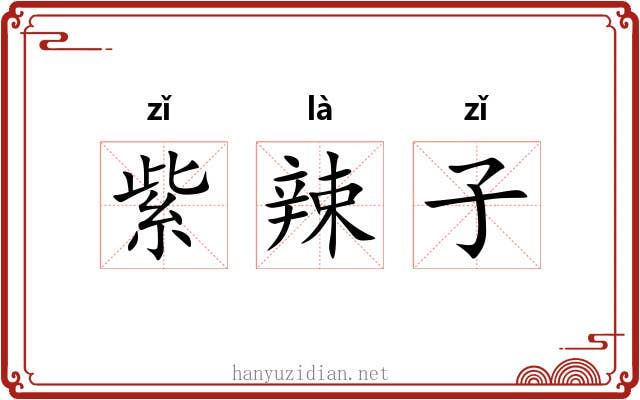 紫辣子 紫辣子