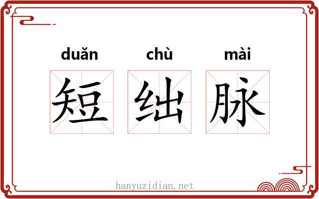 短绌脉