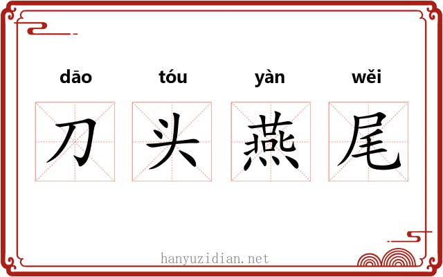 刀头燕尾 刀头燕尾