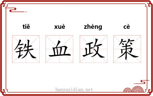 铁血政策 铁血政策