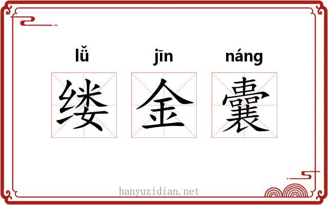缕金囊 缕金囊