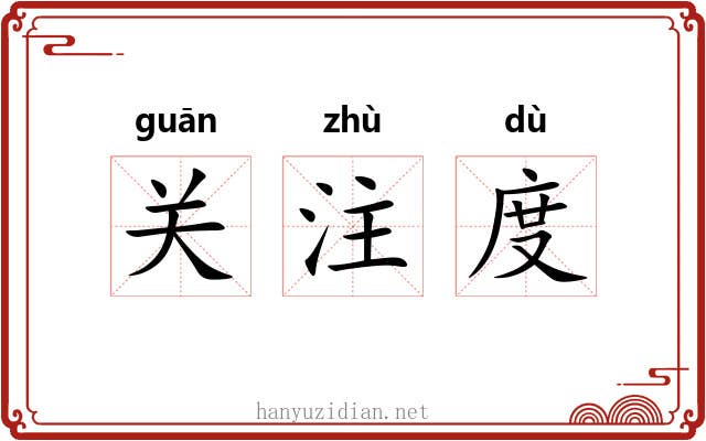 关注度 关注度